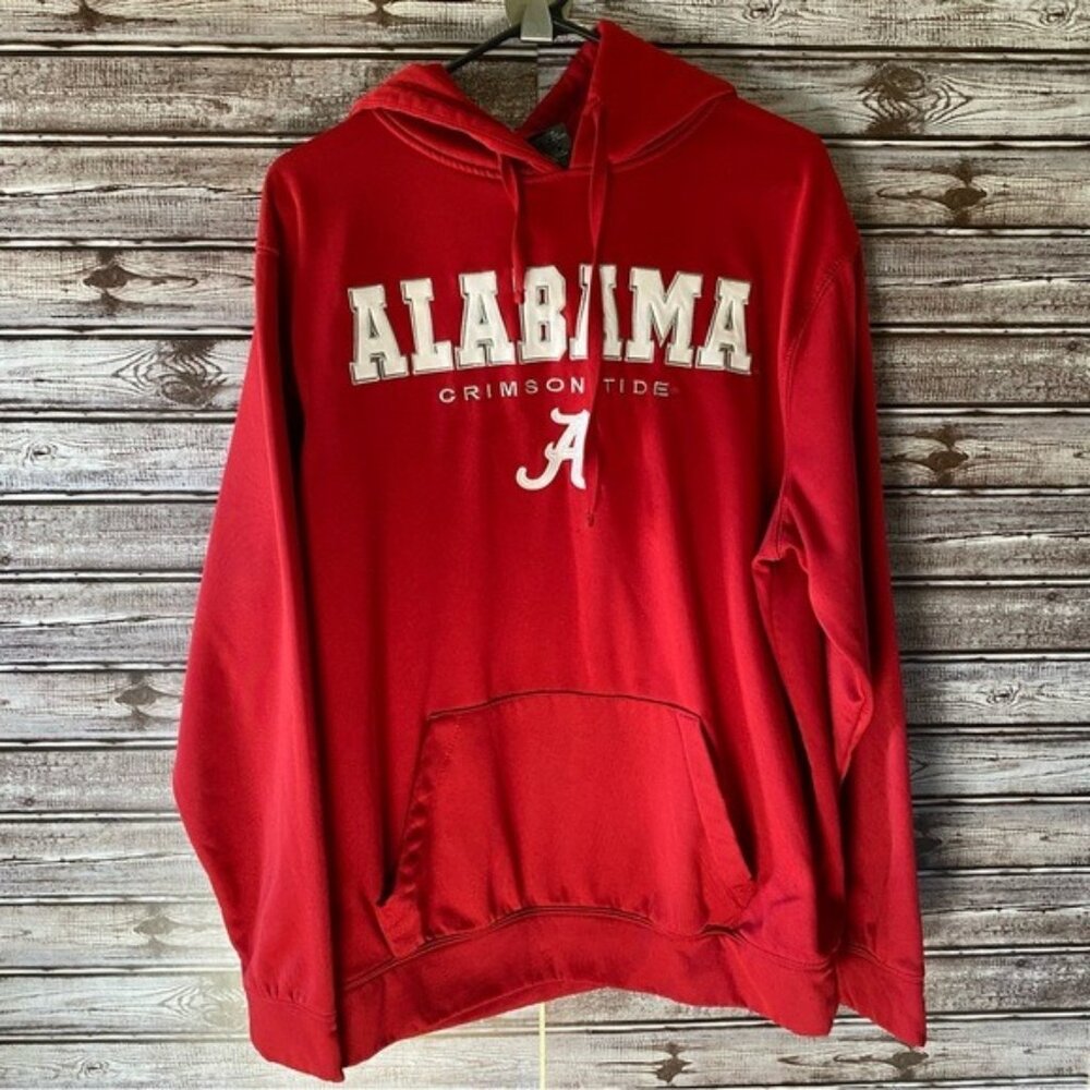 Colosseum Men's Alabama‎ Crimson Tide Hooded Sweatshirt Size XL